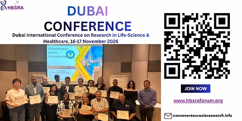 Dubai International Conference on Research in Life-Science & Healthcare, 16-17 November 2026