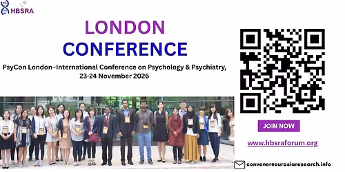 PsyCon London\u2013International Conference on Psychology & Psychiatry, 23-24 November 2026