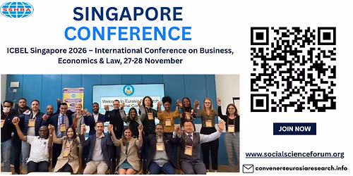 ICBEL Singapore 2026 \u2013 International Conference on Business, Economics & Law, 27-28 November