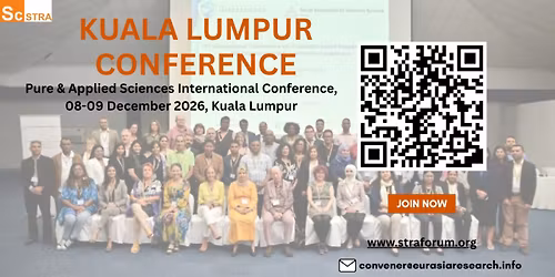 Pure & Applied Sciences International Conference, 08-09 December 2026, Kuala Lumpur