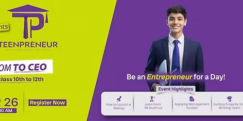 Teenpreneur \u2013 From Classroom to CEO