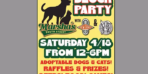 Pet Adoption Block Party at Marsha\u2019s