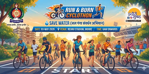 Run & Burn Cyclothon Save Water