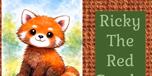 Cosmic Creators Youth Art Discovery Program (Ages 6-13) - Ricky the Red Panda Acrylic