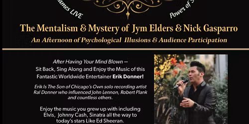 The Mentalism Show with Jym Elders and Nick Gasparro to benefit St. Patricia's Parish