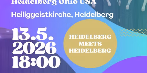 Heidelberg University (Ohio, USA) \/\/ Benefizkonzert in Heidelberg