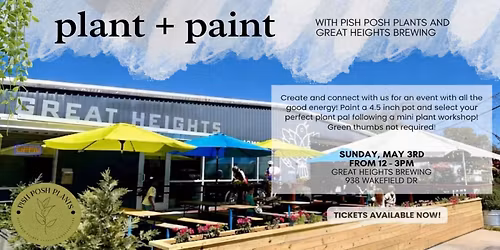 Paint & Plant and Terrarium Bar! (SALE through 4\/20)