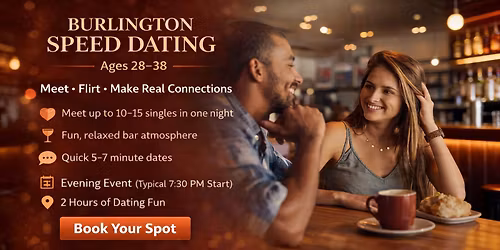 Burlington Speed Dating (Ages 28-38)