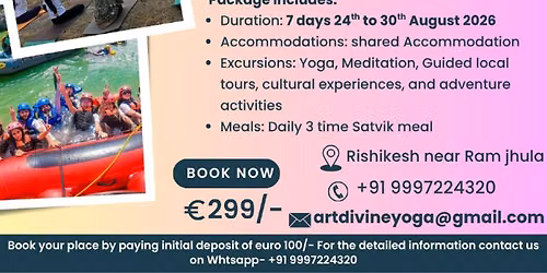 7 Day Retreat in August 