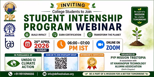Student Internship Program Webinar \u2013 Build Impact, Earn Certification