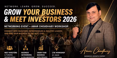Grow Your Business & Meet Investors 2026