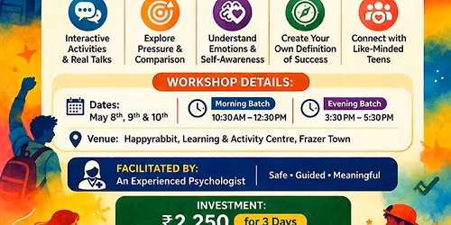 Success beyond marks and likes ( Teens only) workshop