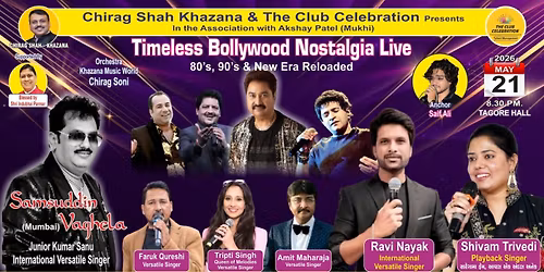 Bollywood Nostalgia Live - 80's 90's