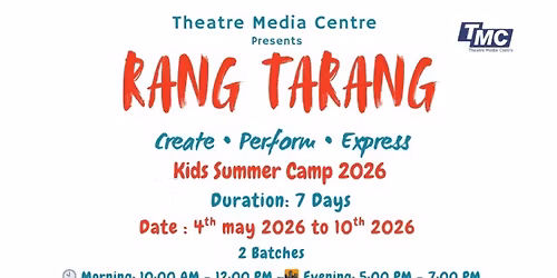 Rang Tarang - Kids Summer Camp 2026
