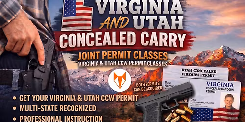 Virginia\/Utah Non-Resident Concealed Carry Class