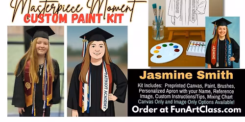Graduate Custom at Home Paint Kit - Shipped to you!
