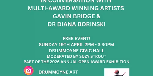 Artist Talk at Drummoyne Art Society Open Art Awards Exhibition