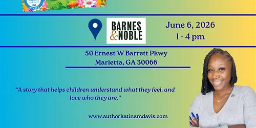 Children's Book Signing w\/ author Katina M. Davis
