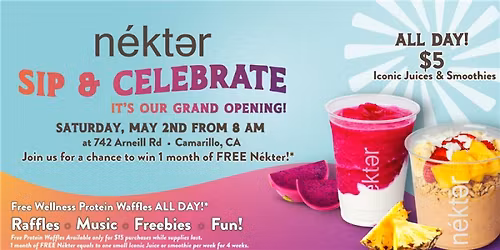 Celebrate N\u00e9kter\u00ae Grand Opening in Camarillo!  