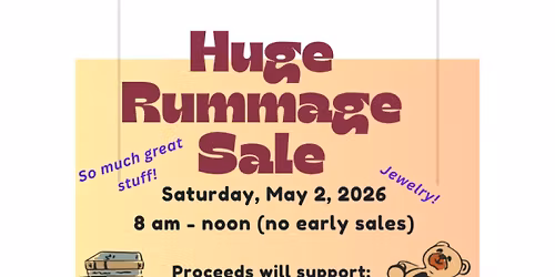 St. Andrew's Episcopal Church Annual Rummage Sale!