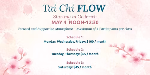 Small Group Tai Chi FLOW Class