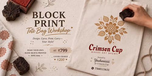 Block Print Tote Bag Workshop
