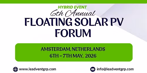 6th Annual Floating Solar PV Forum