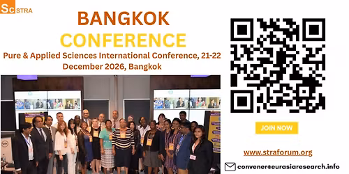Pure & Applied Sciences International Conference, 21-22 December 2026, Bangkok