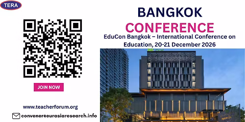 EduCon Bangkok \u2013 International Conference on Education, 20-21 December 2026