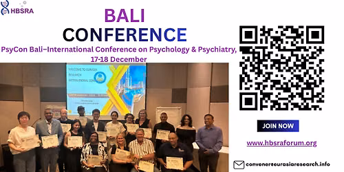 PsyCon Bali\u2013International Conference on Psychology & Psychiatry, 17-18 December