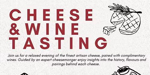 Cheese & Wine Tasting in aid of Cancer Research UK, Leamington 