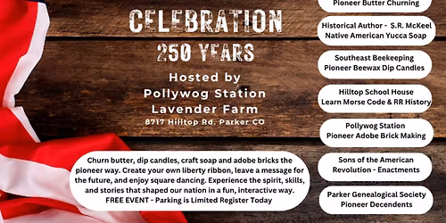American History Celebration 250 years