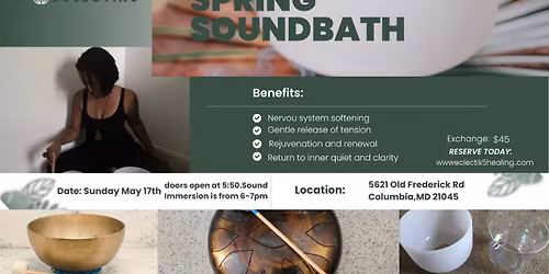 Spring Renewal Soundbath