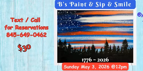 B's Patriotic Paint & Sip