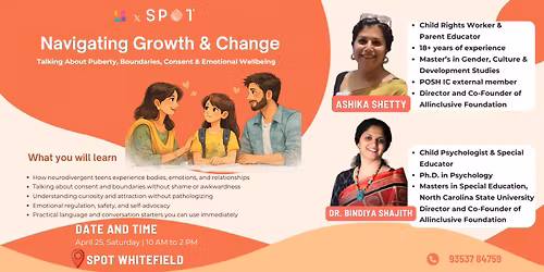 Navigating Adolescence \u2013 A Parent & Professional Workshop