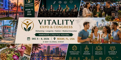 Longevity, Wellness & Biohacking Expo \u2013 Miami Edition