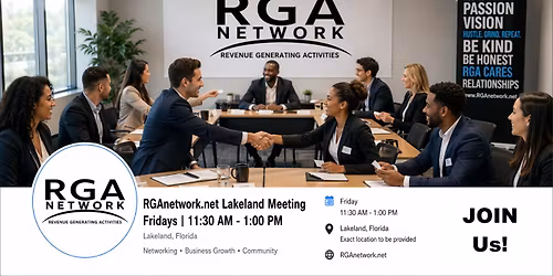 Lakeland Business Networking Lunch ~ All Welcome, Bring 28 business cards