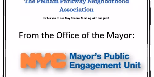 Pelham Parkway Neighborhood Association Hosts May Event