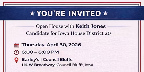 Open House with Keith Jones