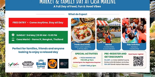 Market & Family Day at Casa Marini | Bangkok