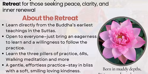 Metta Vipassana One Day Chennai Meditation Retrat 16th May