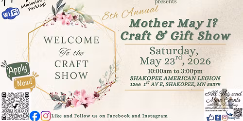 8th Annual Mother, May I? Craft & Gift Show