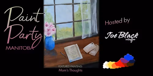 Mom's Thoughts Paint Night at Joe Black Coffee Bar