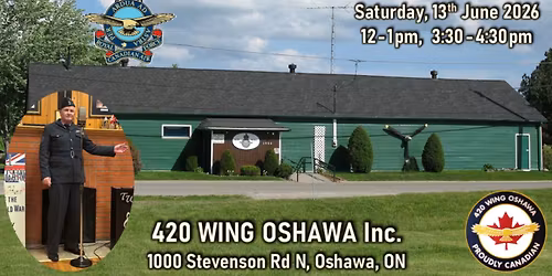 Timothy Wilford at 420 Wing Oshawa, WWII Music Show