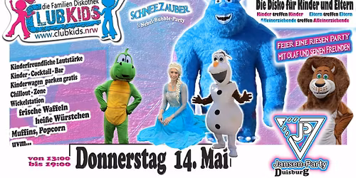 ClubKids - die Familien Diskothek\u00ae bei Party Jansen