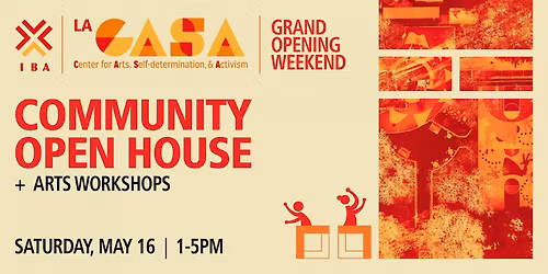 Community Open House + Arts Workshops\u00a0