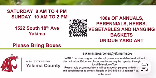 Yakima Master Gardeners Annual Plant Sale