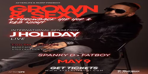 Grown And Sexy Night with J Holiday Live!