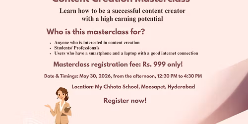 Content Creation Masterclass
