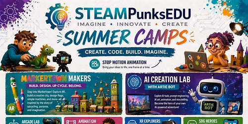 STEAMPunksEdu Summer Camps Savannah